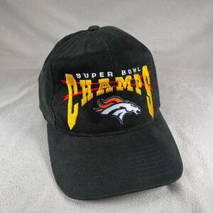 Vintage Starter‎ Broncos Hat Mens One Size Black Super Bowl XXXII Champions